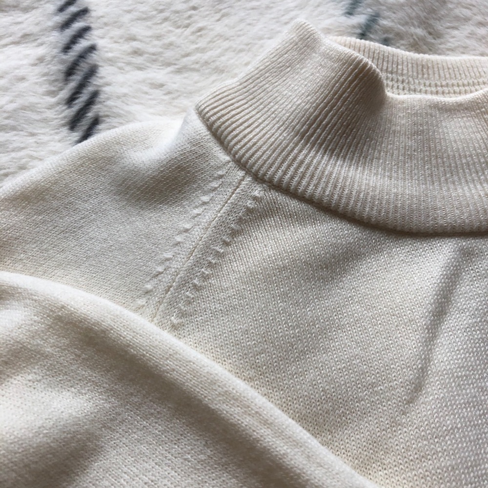 Cream knit sweater